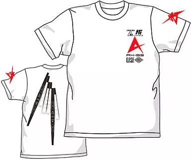 ν(ニュー)ガンダムTシャツ/WHITE-L - AniSmile