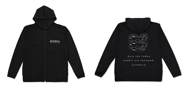 NieR:Automata Ver1.1a ヨルハ部隊薄手ドライパーカー/BLACK-L - 公式商品画像 | AniSmile