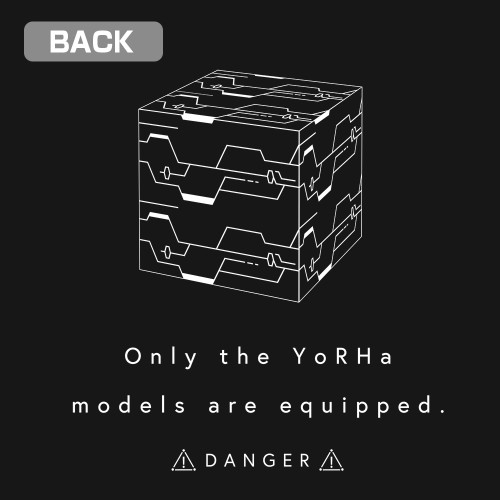 NieR:Automata Ver1.1a ヨルハ部隊薄手ドライパーカー/BLACK-M 画像 3 | AniSmile