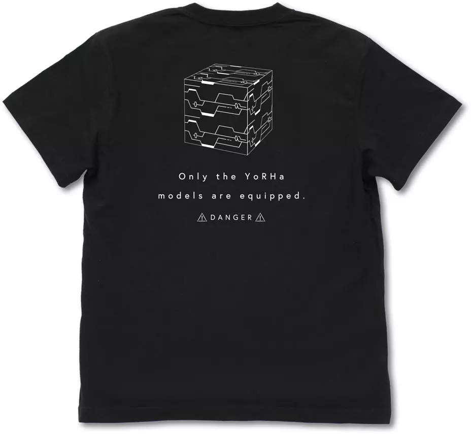 NieR:Automata Ver1.1a ヨルハ部隊Tシャツ/BLACK-XL 画像 2 | AniSmile