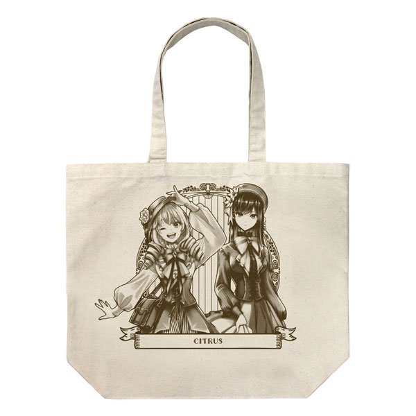 citrus 描き下ろし柚子&芽衣ラージトートアフタヌーンティーVer./NATURAL - AniSmile