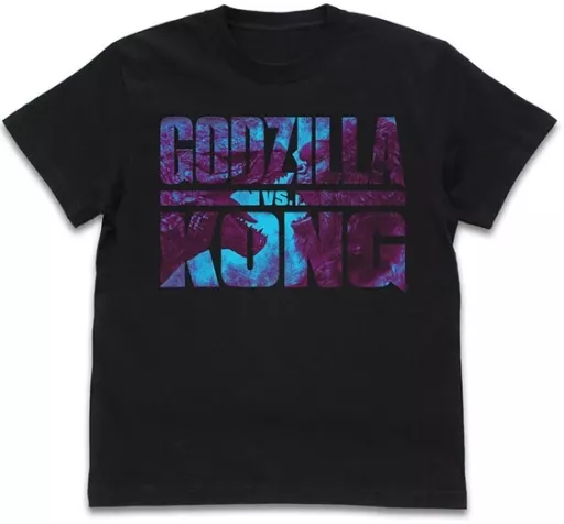 ゴジラvsコングロゴTシャツ/BLACK-L - AniSmile