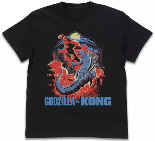 ゴジラvsコングTシャツ/BLACK-S - AniSmile