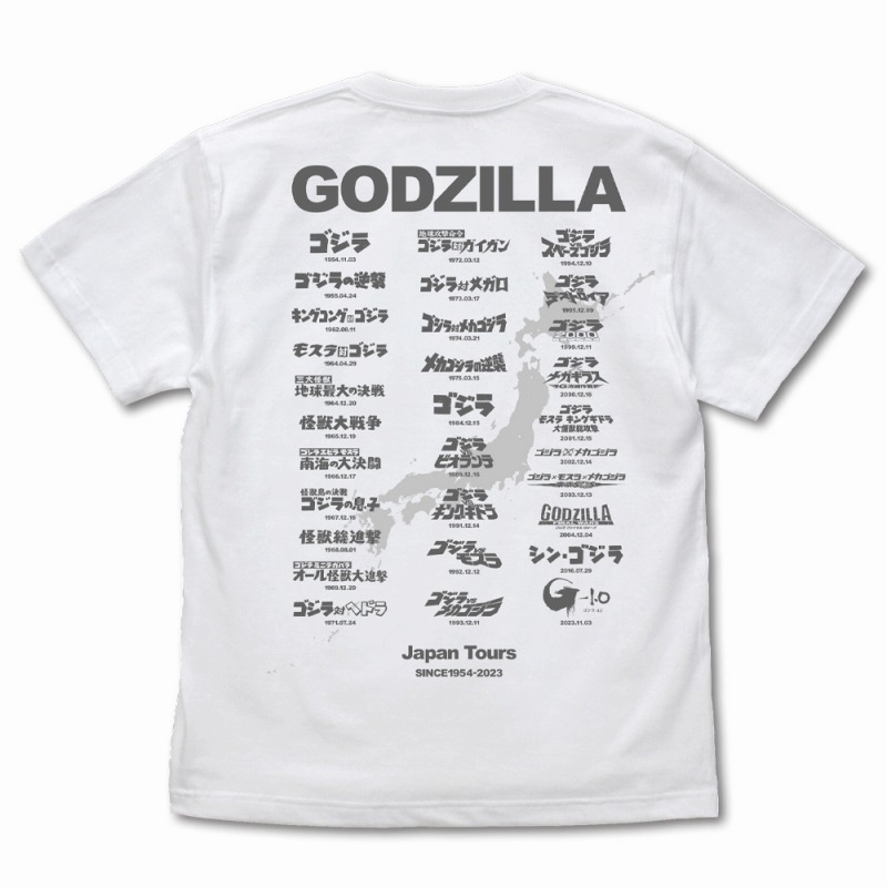 ゴジラツアーTシャツVer.2.0/WHITE-L Image 2 | AniSmile
