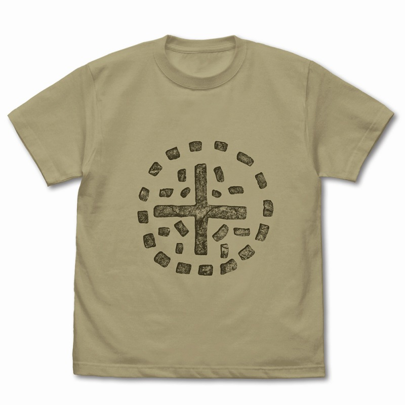 ゴジラ インファント島の紋章Tシャツ/SANDKHAKI-XL - AniSmile