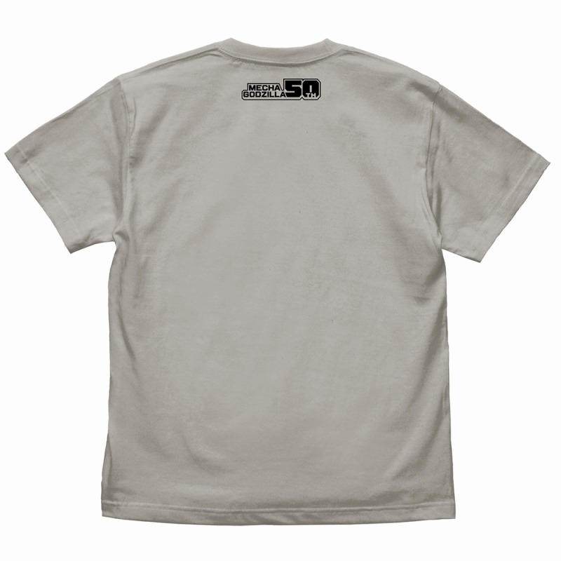 歴代メカゴジラ身長比較表Tシャツ/LIGHTGRAY-M Image 3 | AniSmile