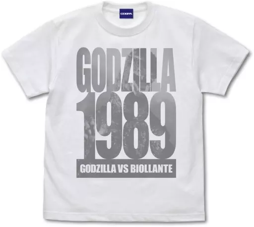 ゴジラ1989Tシャツ/WHITE-M - 公式商品画像 | AniSmile