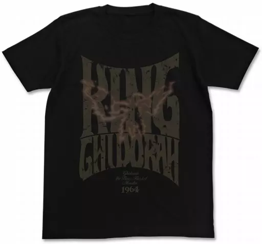 ゴジラ キングギドラ現るTシャツ/BLACK-L - 公式商品画像 | AniSmile