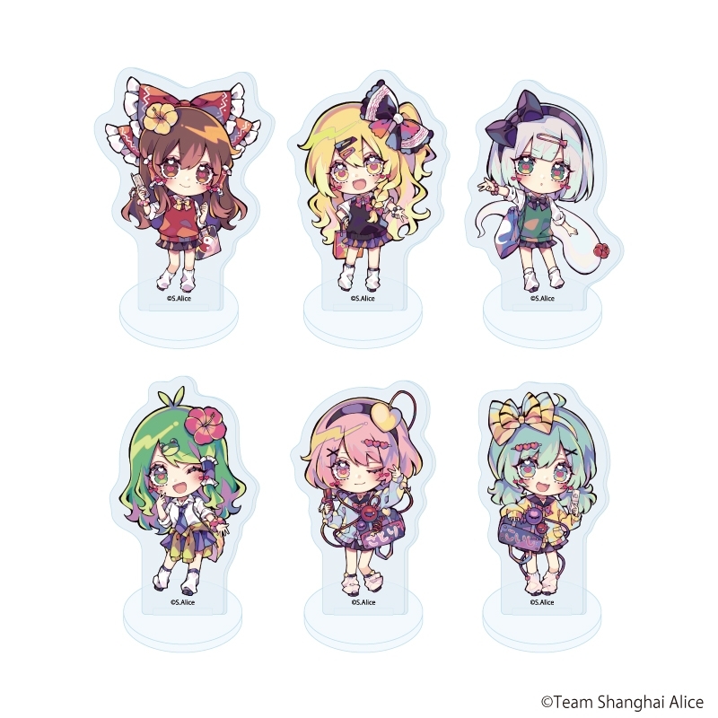 アクリルぷちスタンド「東方Project」09/平成ギャルver. ブラインド(全6種)(ミニキャライラスト) - 公式商品画像 | AniSmile
