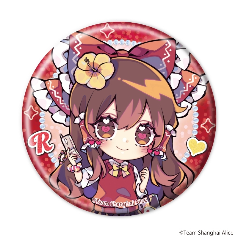 缶バッジ「東方Project」18/平成ギャルver. ブラインド(全6種)(ミニキャライラスト) 画像 2 | AniSmile