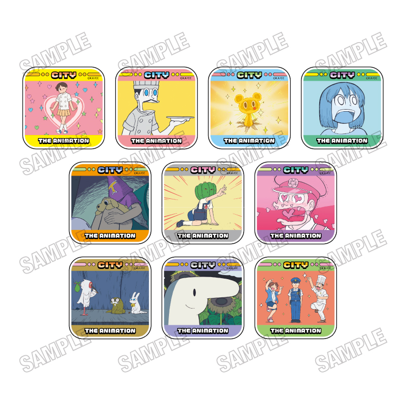 『CITY THE ANIMATION』 アクリルバッジコレクション - 公式商品画像 | AniSmile
