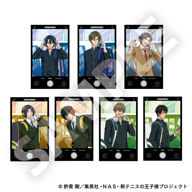 新テニスの王子様 トレーディングフォトカード 全7種 - 公式商品画像 | AniSmile