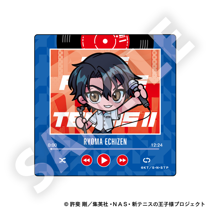 新テニスの王子様 トレーディングデフォルメスクエアカード(1パック2枚入り) 全16種 画像 2 | AniSmile