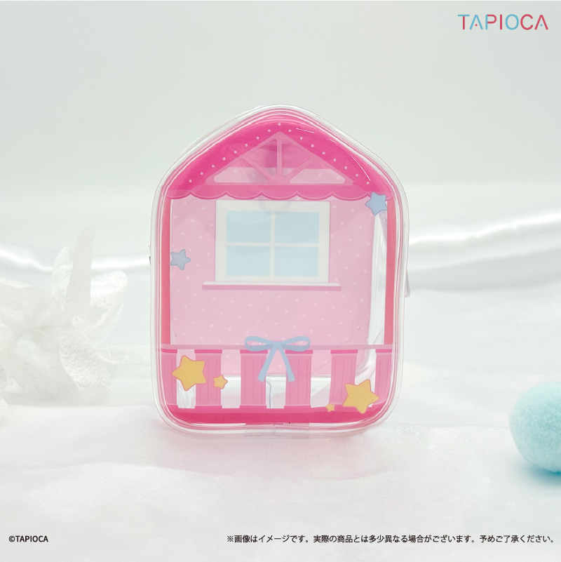 タピオカオリジナル タピオカオリジナル マイホーム クリアポーチ パープル 画像 4 | AniSmile