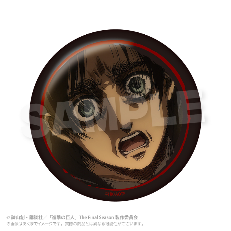 進撃の巨人 トレーディング缶バッジ クローズアップver. Vol.2 PCS 画像 3 | AniSmile