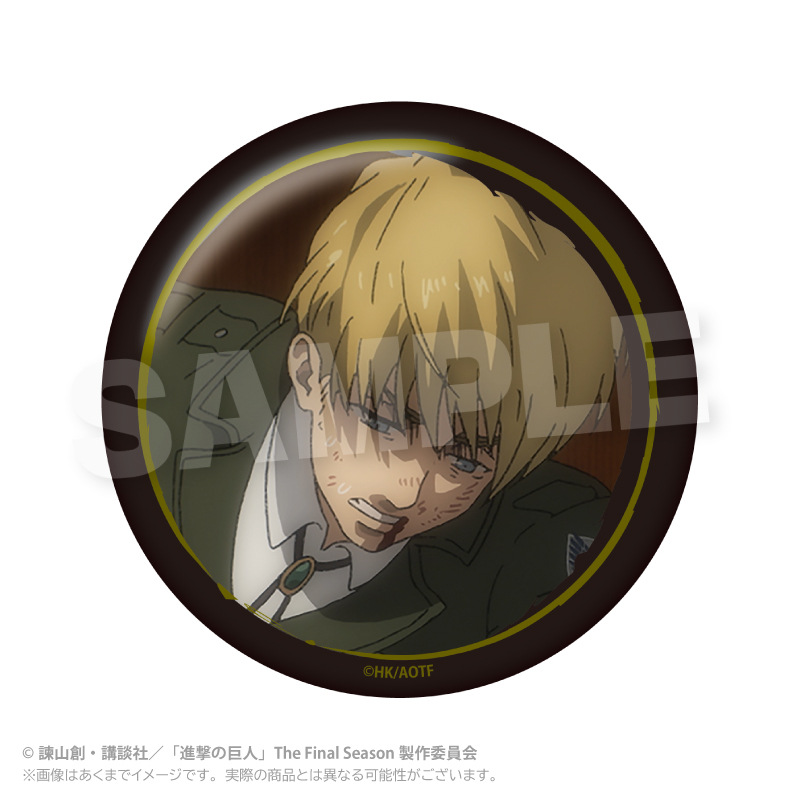進撃の巨人 トレーディング缶バッジ クローズアップver. Vol.2 PCS 画像 4 | AniSmile