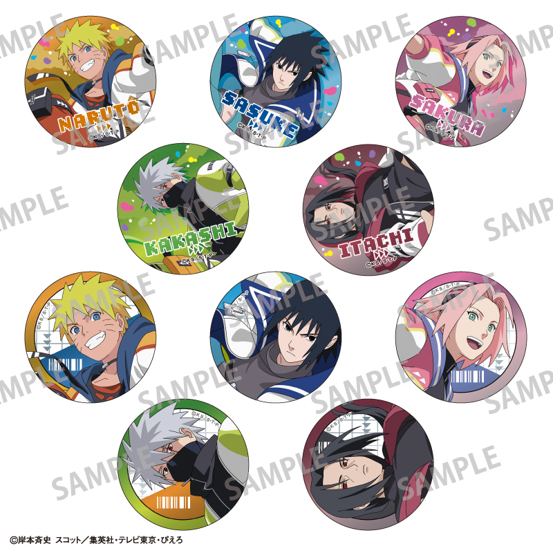 NARUTO-ナルト- 疾風伝 トレーディングメタル缶バッジ/パルクール - 公式商品画像 | AniSmile
