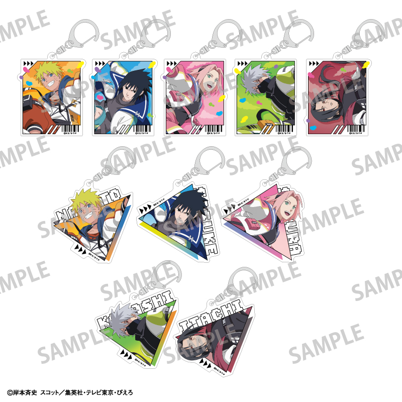 NARUTO-ナルト- 疾風伝 トレーディングアクリルキーホルダー/パルクール 画像 2 | AniSmile