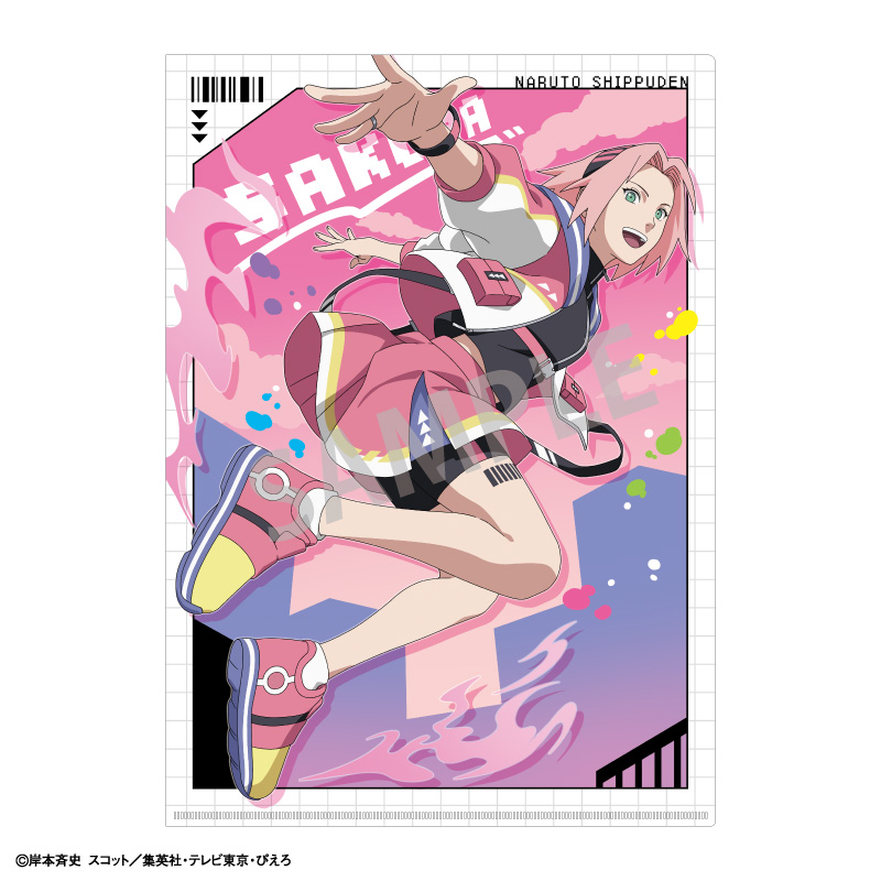 NARUTO-ナルト- 疾風伝 A4シングルクリアファイル 春野サクラ/パルクール - 公式商品画像 | AniSmile