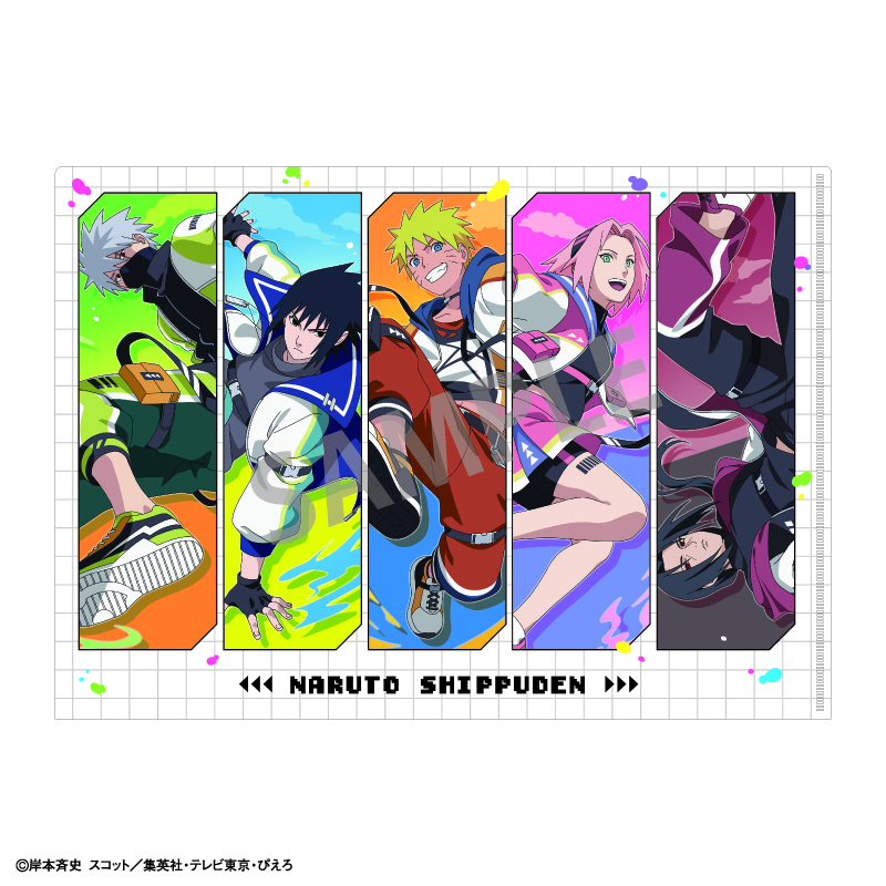 NARUTO-ナルト- 疾風伝 A4シングルクリアファイル 集合/パルクール - 公式商品画像 | AniSmile