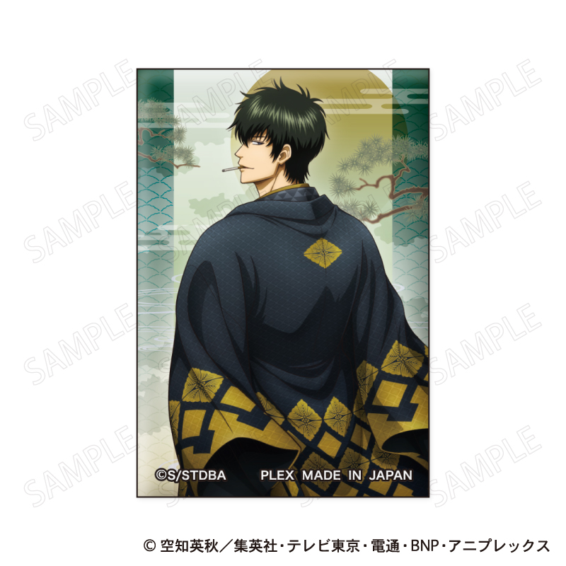 銀魂 スクエア缶バッジ 和装×振り向き Ver. B:土方十四郎 - 公式商品画像 | AniSmile