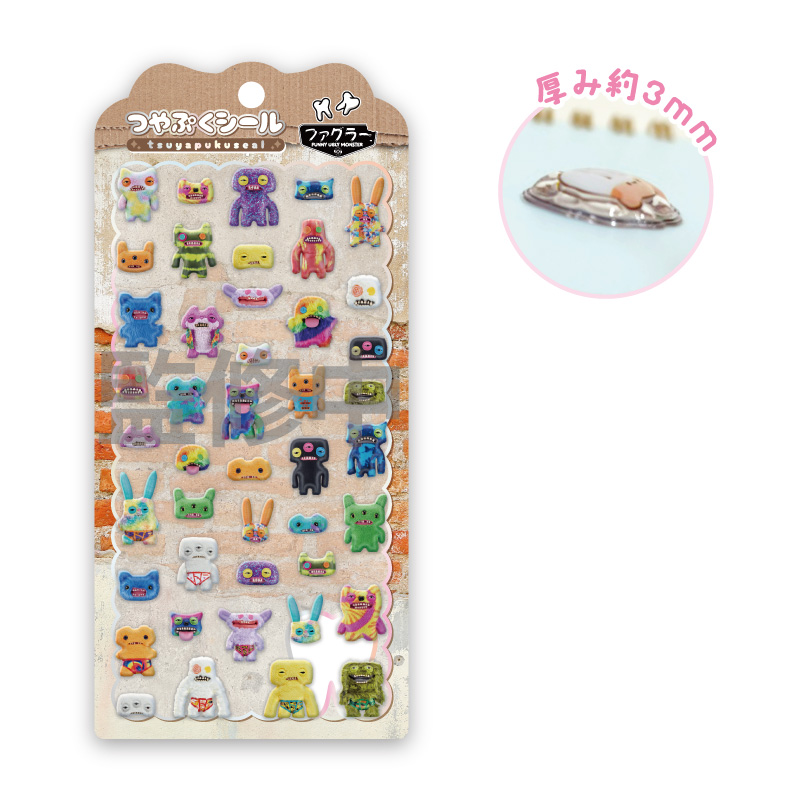 FUGGLER つやぷくシール - 公式商品画像 | AniSmile