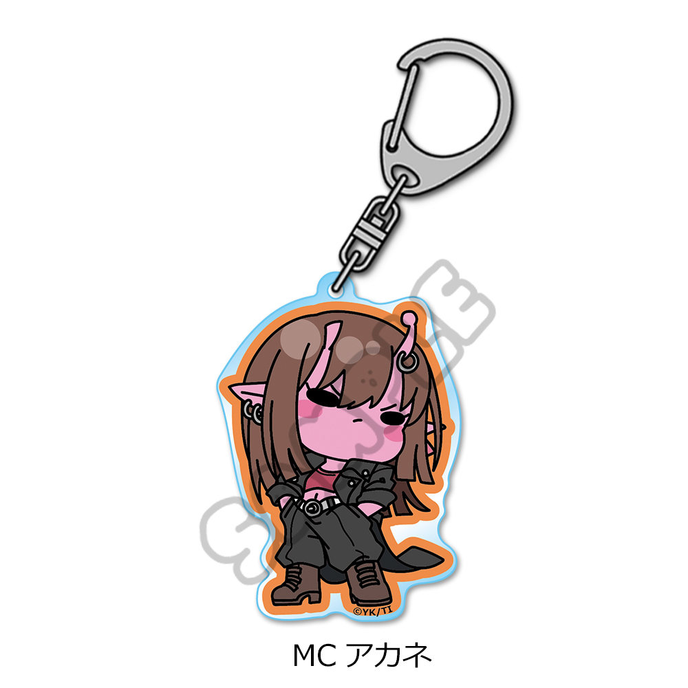 アニメ『銀河特急 ミルキー☆サブウェイ』 アクリルキーホルダー(mochocho) MC(アカネ) - 公式商品画像 | AniSmile