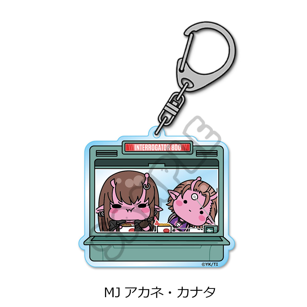 アニメ『銀河特急 ミルキー☆サブウェイ』 アクリルキーホルダー(mochocho) MJ(アカネ・カナタ) - 公式商品画像 | AniSmile