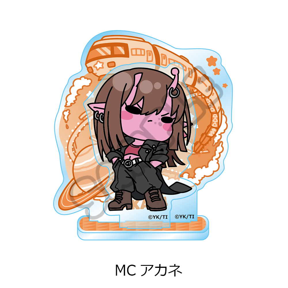 アニメ『銀河特急 ミルキー☆サブウェイ』 アクリルスタンド(mochocho) MC(アカネ) 画像 3 | AniSmile