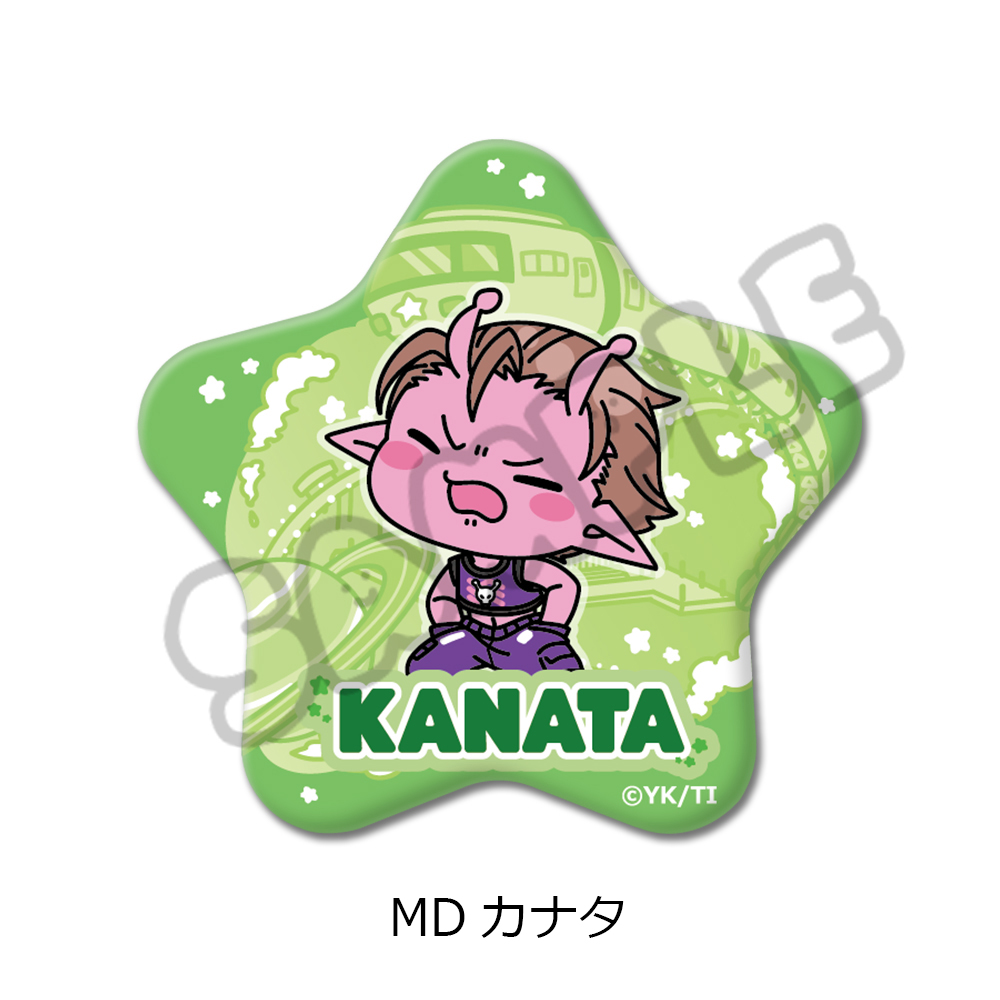 アニメ『銀河特急 ミルキー☆サブウェイ』 星型缶バッジ(mochocho) MD(カナタ) - 公式商品画像 | AniSmile