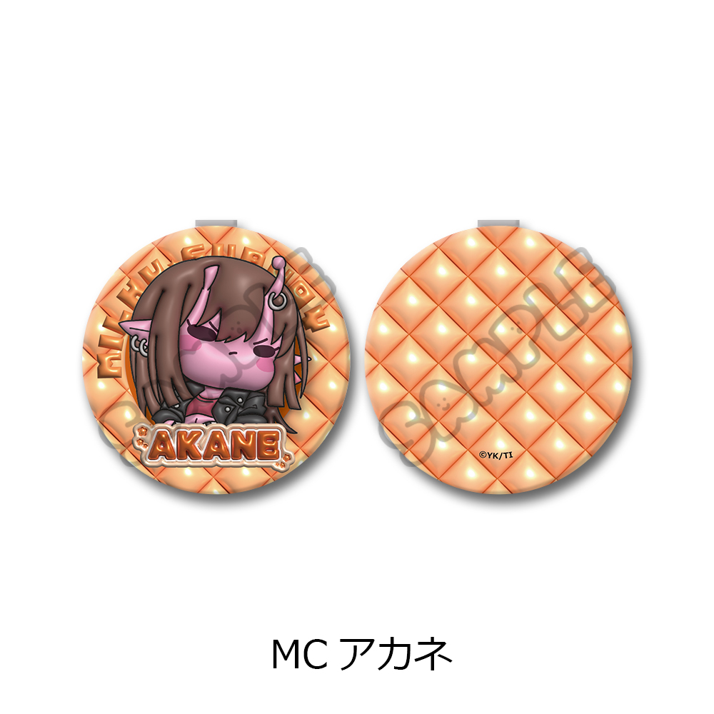 アニメ『銀河特急 ミルキー☆サブウェイ』 コンパクトミラー(mochocho) MC(アカネ) - 公式商品画像 | AniSmile