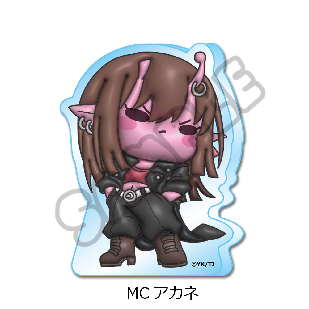 アニメ『銀河特急 ミルキー☆サブウェイ』 アクリルミニブロック(mochocho) MC(アカネ) - 公式商品画像 | AniSmile