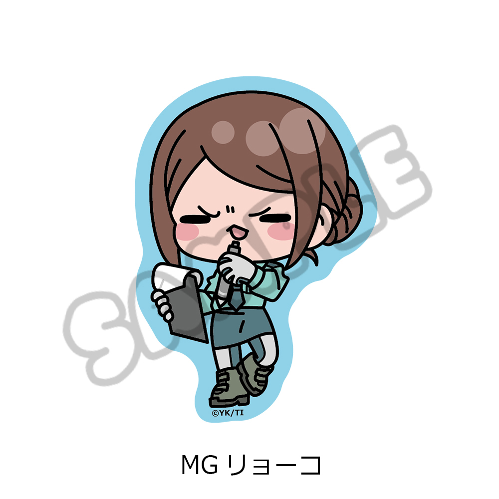 アニメ『銀河特急 ミルキー☆サブウェイ』 クリアカードステッカー(mochocho) MG(リョーコ) 画像 2 | AniSmile