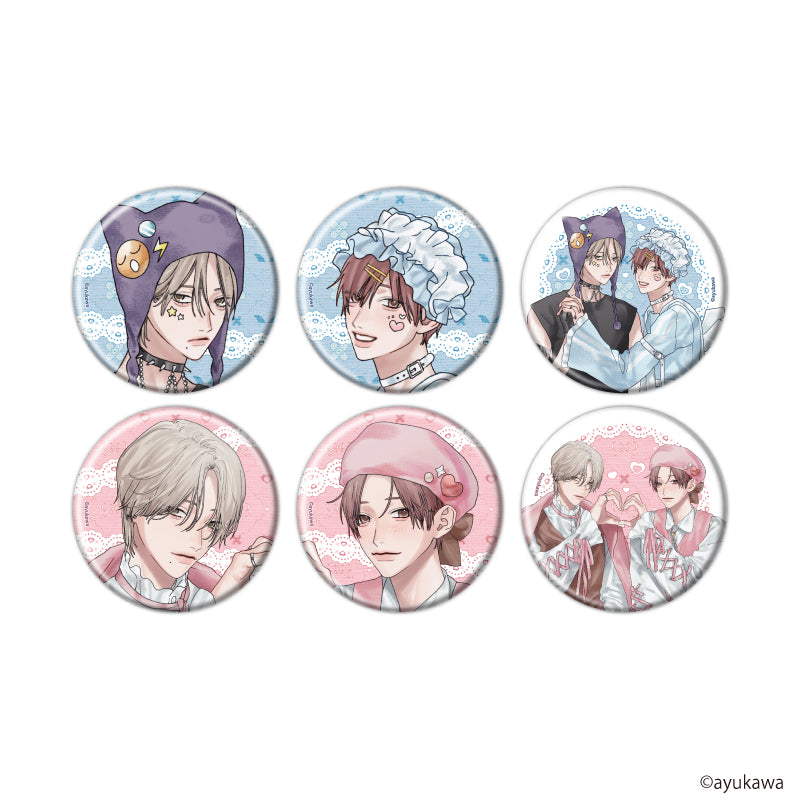 缶バッジ「肇×唯」01/ブラインド(全6種)(描き下ろしイラスト) - 公式商品画像 | AniSmile