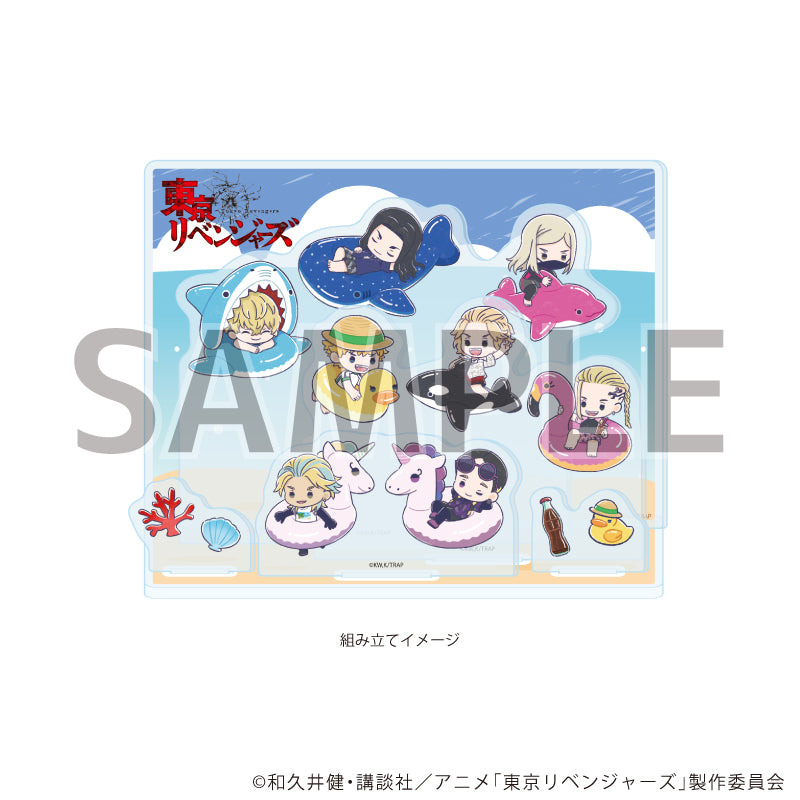 アクリルジオラマ「TVアニメ『東京リベンジャーズ』」04/集合デザイン アニマル浮き輪ver.(グラフアートイラスト) 画像 2 | AniSmile