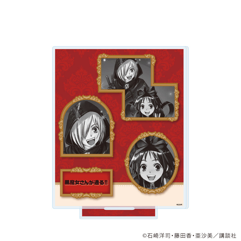 アクリルスタンド「黒魔女さんが通る!!」01/黒鳥千代子&ギュービッドA(公式イラスト) - 公式商品画像 | AniSmile