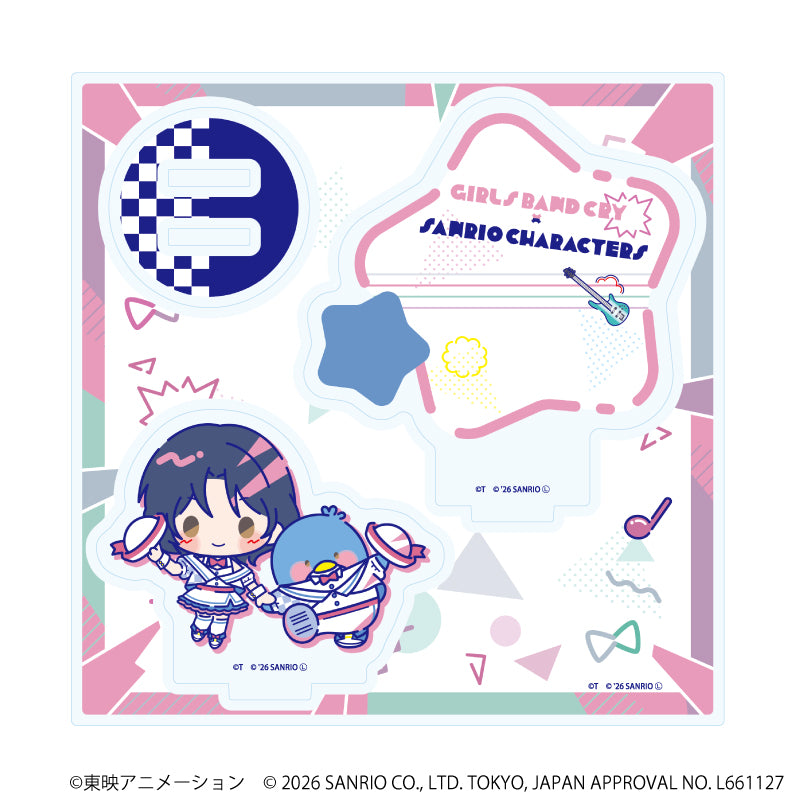 アクリルスタンドプレート「ガールズバンドクライ×サンリオキャラクターズ」07/ナナ×タキシードサム(コラボイラスト) - 公式商品画像 | AniSmile