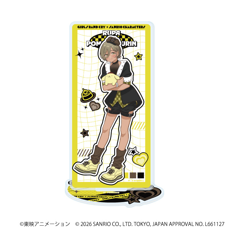 アクリルスタンド「ガールズバンドクライ×サンリオキャラクターズ」13/海老塚 智×クロミ(コラボイラスト) 画像 2 | AniSmile