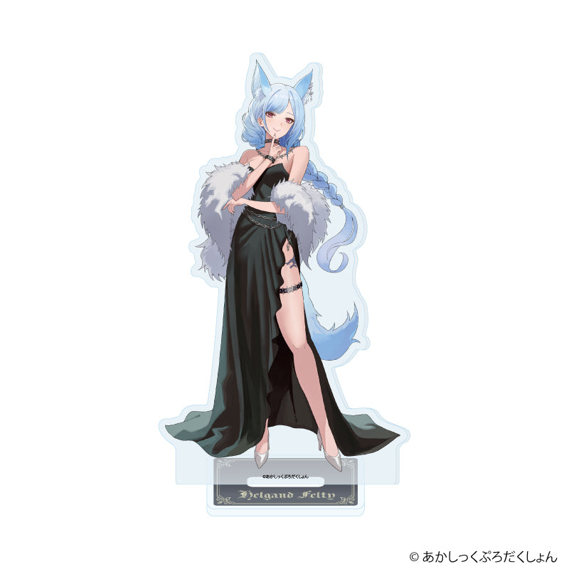 アクリルスタンド「あかしっくぷろだくしょん」17/ヘルガンド・フェルティ ドレスver.(描き下ろしイラスト) - 公式商品画像 | AniSmile