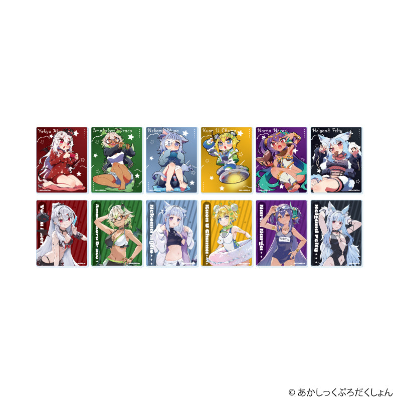 アクリルカード「あかしっくぷろだくしょん」01/ブラインド(全12種)(公式イラスト) - 公式商品画像 | AniSmile