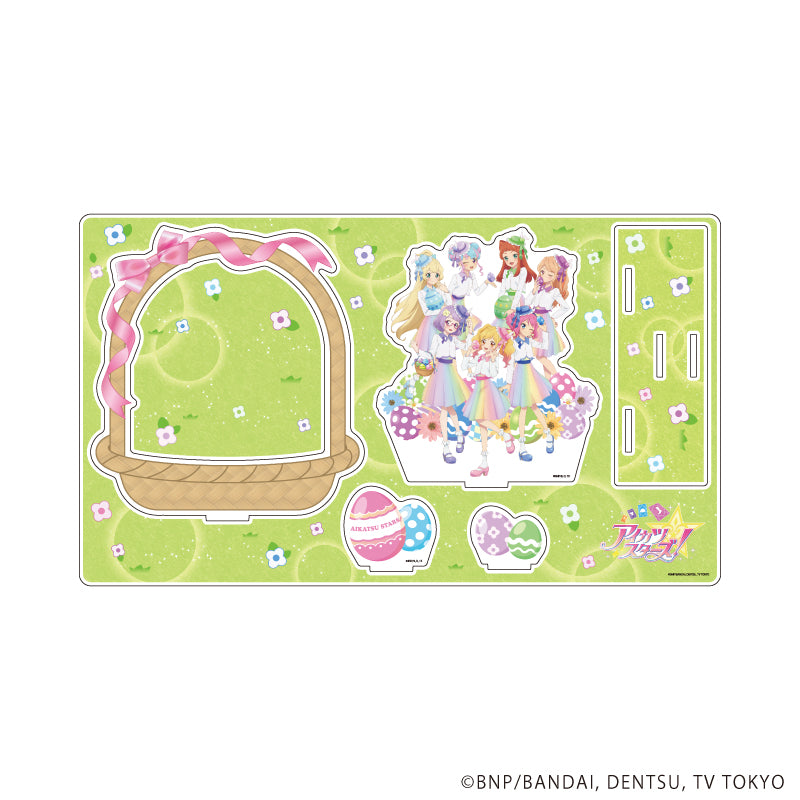プレミアム アクリルジオラマプレート「アイカツスターズ!」02/イースターver.(描き下ろしイラスト) - 公式商品画像 | AniSmile