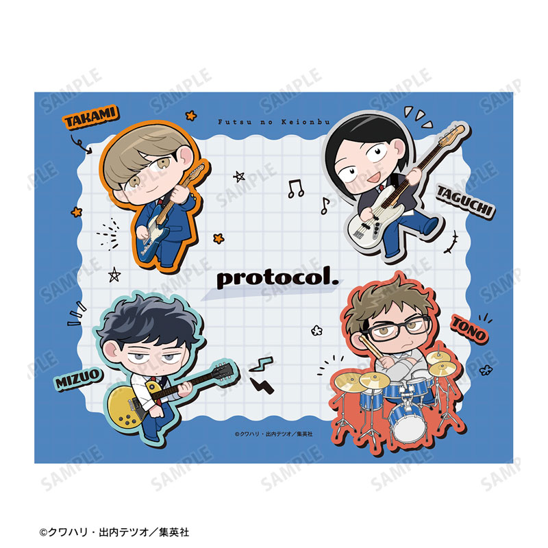 『ふつうの軽音部』 protocol. ちびキャラ F0号キャンバスボード 画像 3 | AniSmile