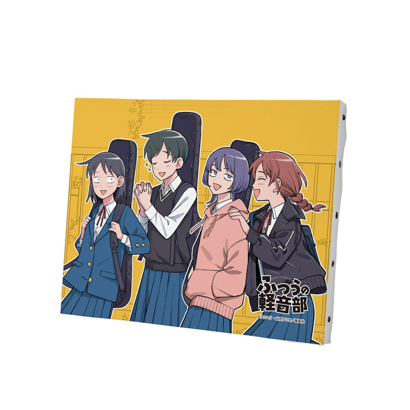『ふつうの軽音部』 はーとぶれいく F0号キャンバスボード ver.C Image 2 | AniSmile