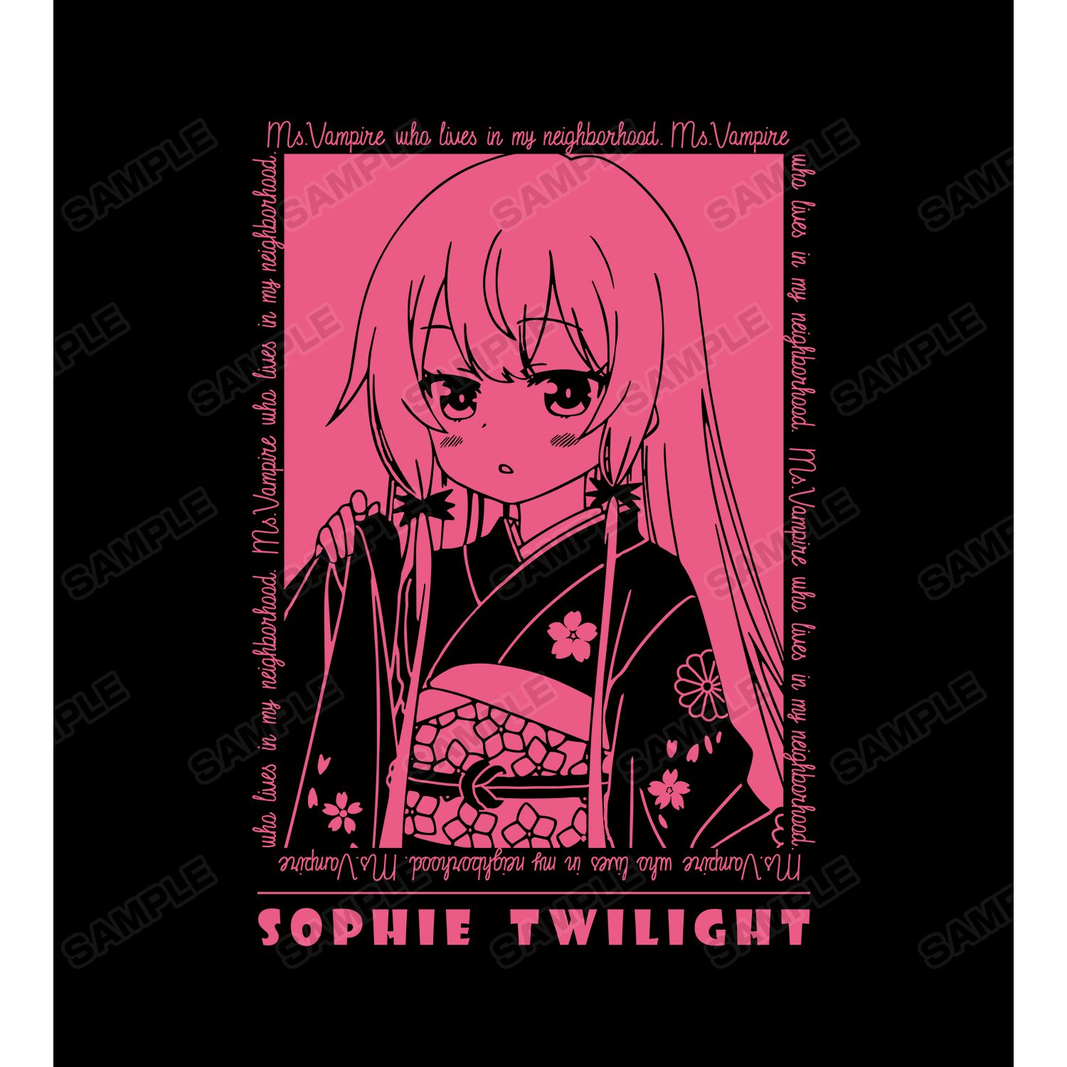 となりの吸血鬼さん 描き下ろしイラスト ソフィー・トワイライト 晴れ着ver. コーチジャケットユニセックス(サイズ/S) 画像 4 | AniSmile