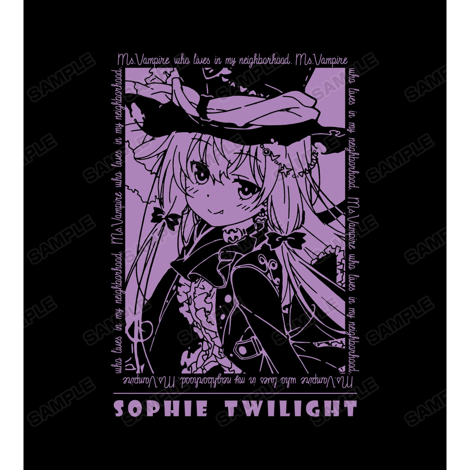 となりの吸血鬼さん 描き下ろしイラスト ソフィー・トワイライト ハロウィンver. コーチジャケットユニセックス(サイズ/S) 画像 4 | AniSmile