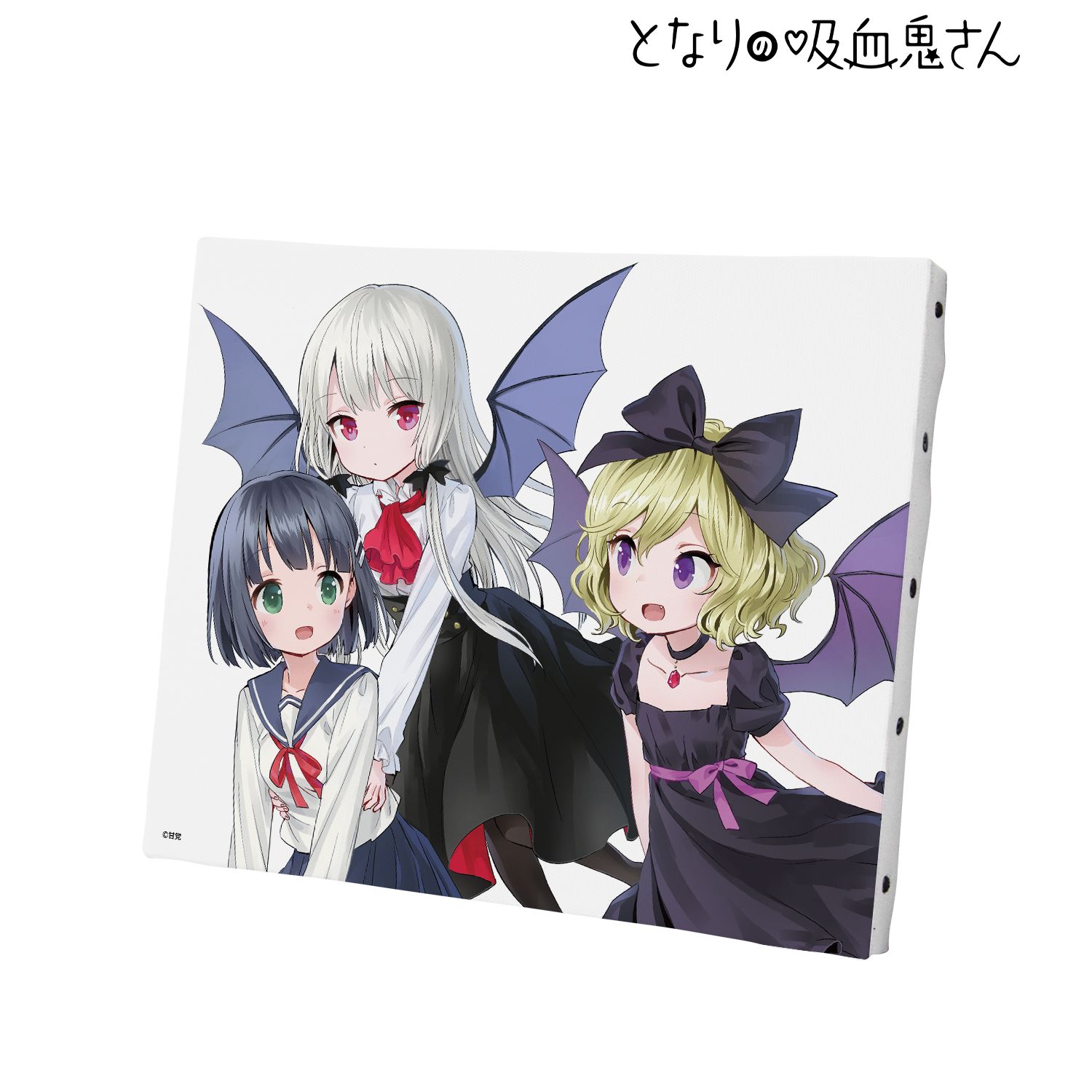 となりの吸血鬼さん ソフィー・トワイライト&天野灯&エリー キャンバスボード 画像 2 | AniSmile