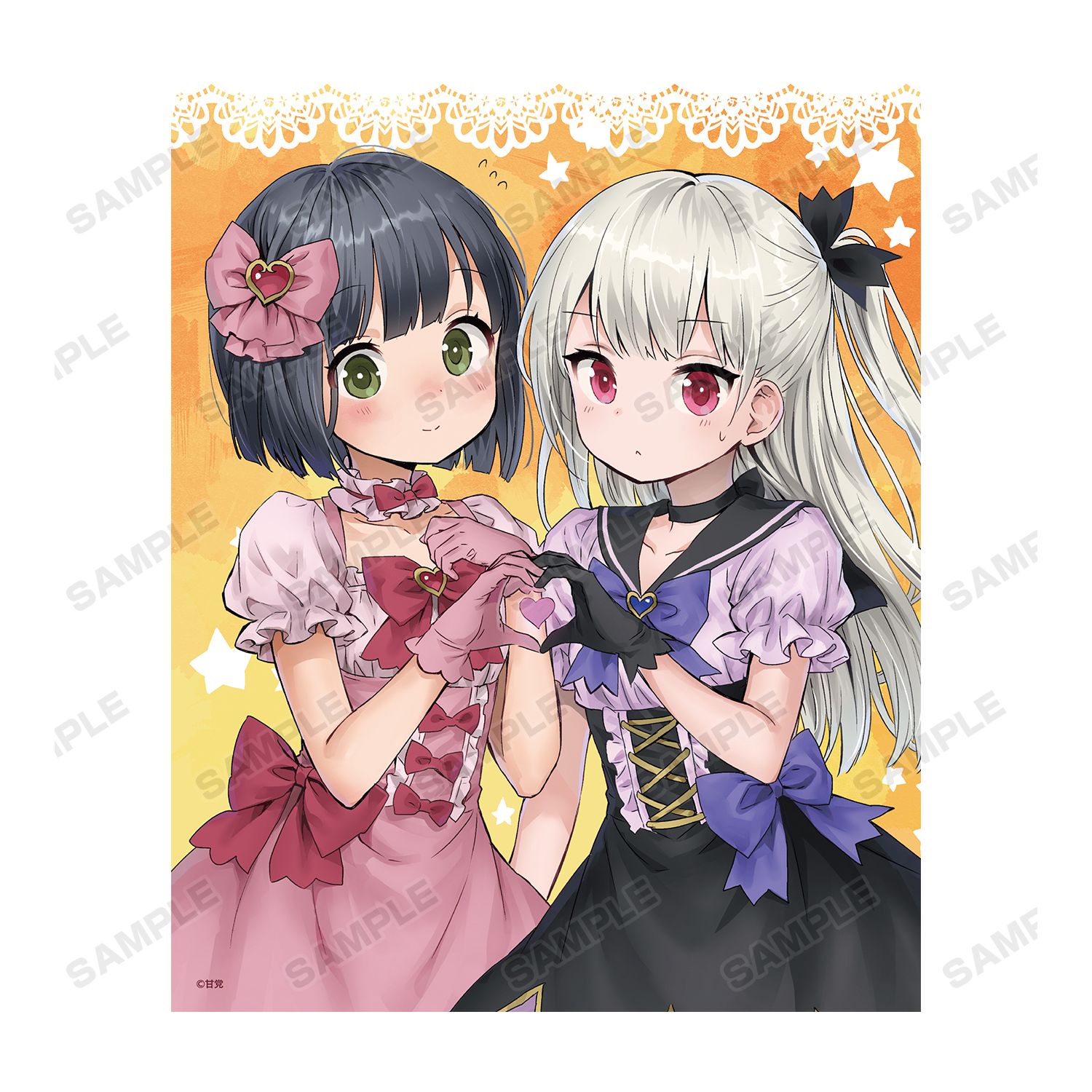 となりの吸血鬼さん ソフィー・トワイライト&天野灯 キャンバスボード 画像 3 | AniSmile