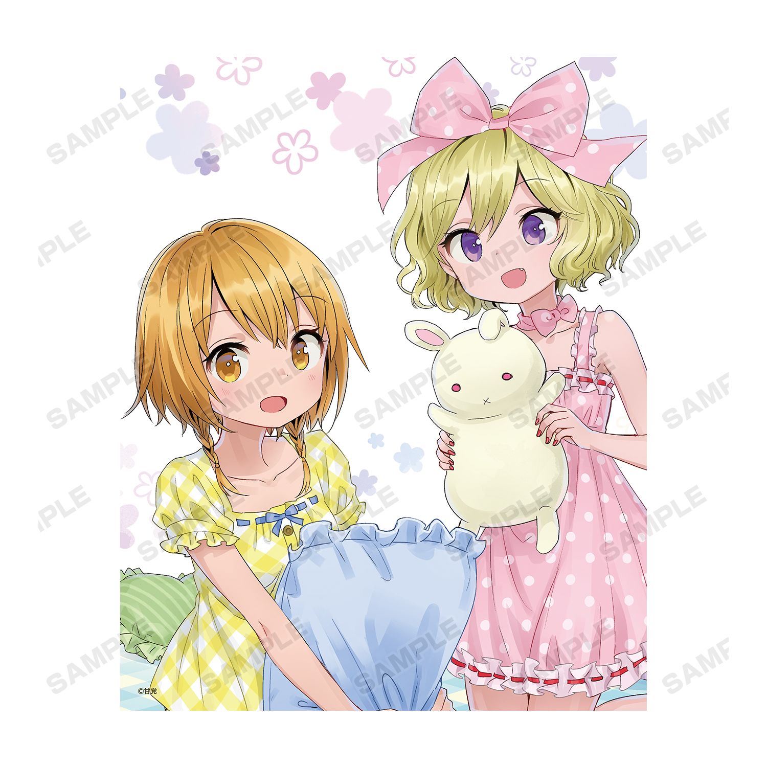 となりの吸血鬼さん 夏木ひなた&エリー キャンバスボード 画像 3 | AniSmile
