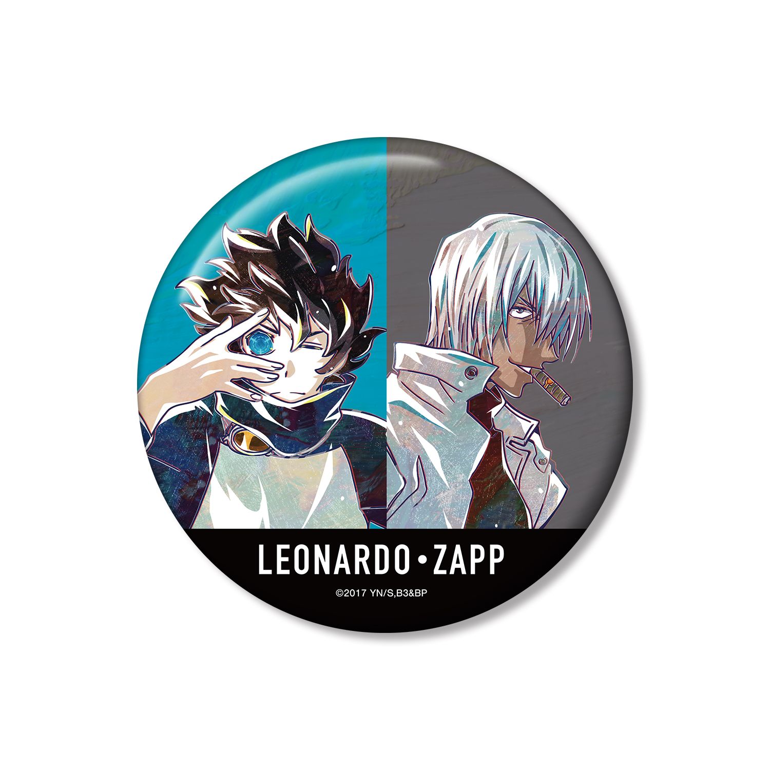 TVアニメ『血界戦線 & BEYOND』 レオナルド/ザップ Ani-Art 第4弾 100mm缶バッジ - 公式商品画像 | AniSmile
