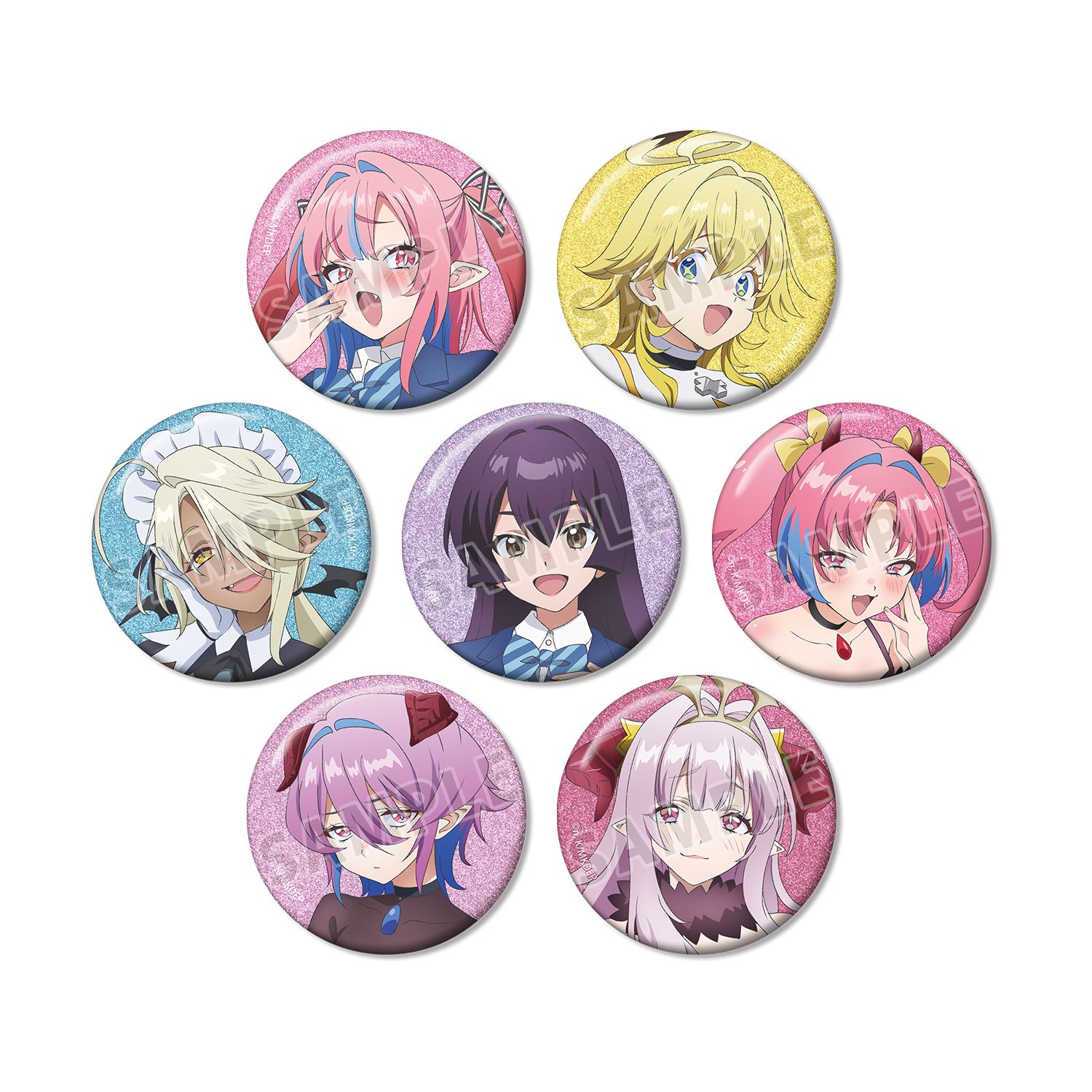 TVアニメ『カナン様はあくまでチョロい』 トレーディンググリッター缶バッジ(単位/単品) - 公式商品画像 | AniSmile